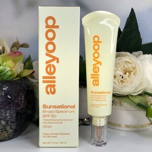 alleyoop Sunsational SPF 50 Tinted Mineral Sunscreen w Niacinamide MEDIUM *BNIB